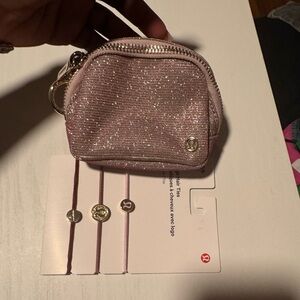 Lululemon Everywhere  Belt bag Nano Glitter & Logo Hair Ties 3 Pack bundle